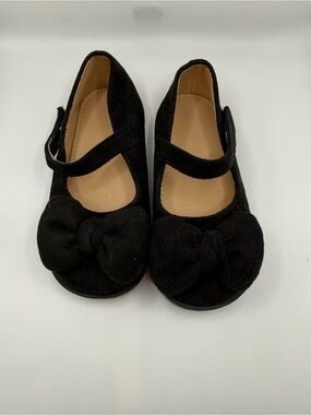 Girls Black Bow Mary Jane Kids Shoes